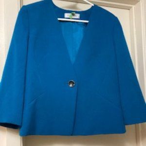 Kasper Dark Teal Blazer Size 6P